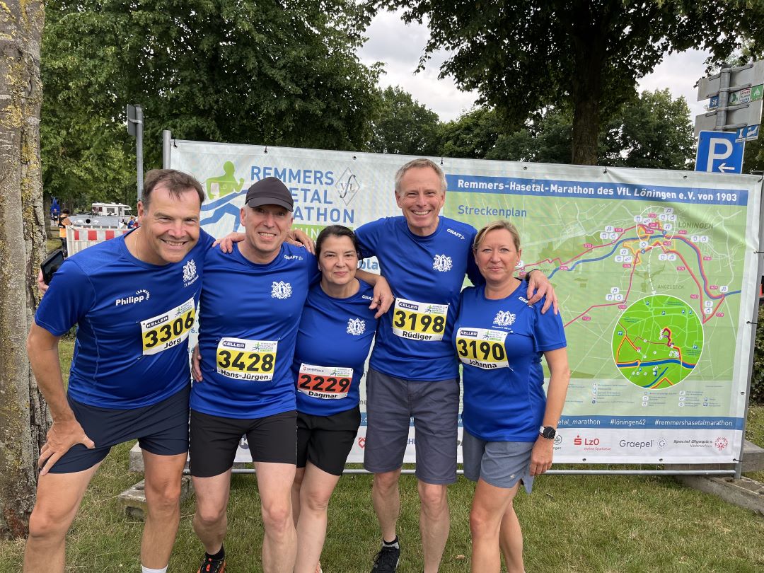 Unsere Starter*innen beim Hasetal Marathon
