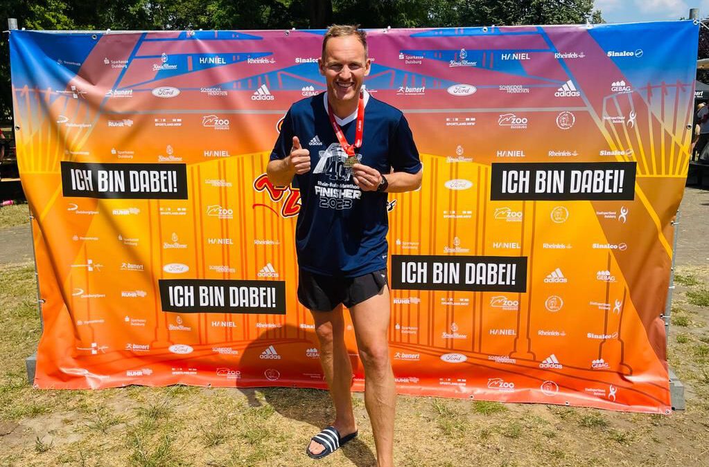 André beim Rhein-Ruhr-Marathon 2023
